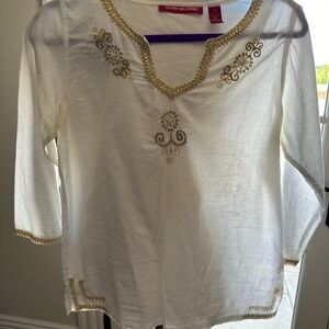 White Tunic Top